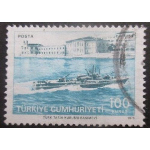 Turquie N°2062 Navire De Guerre Oblitéré
