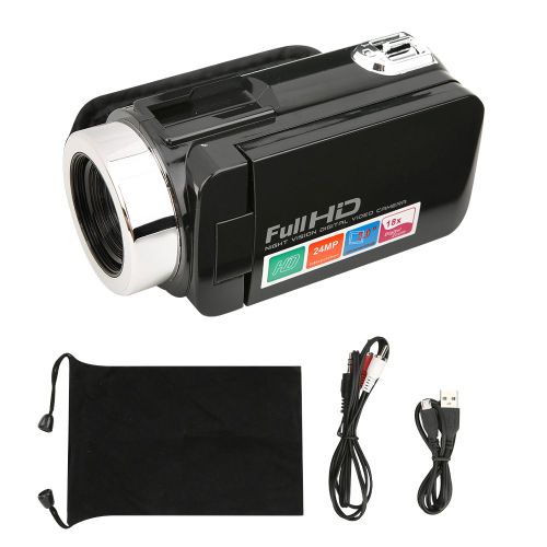 Camescope DV haute definition avec ecran LCD de 3 pouces et zoom numerique 18x (standard)