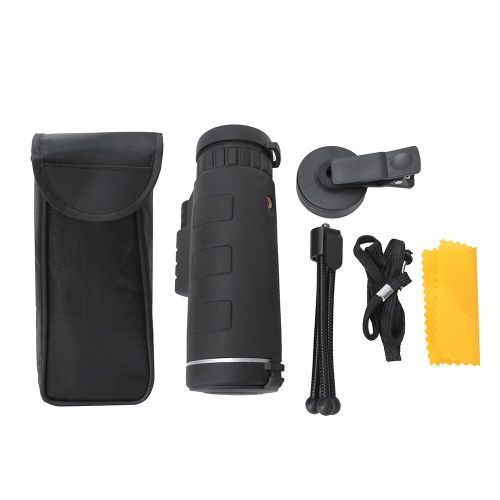 Telescope monoculaire HD portable d'exterieur 40x60 a fort grossissement avec boussole