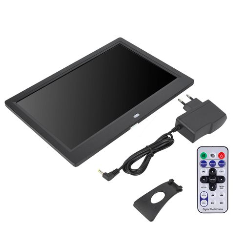 Cadre photo numerique multifonction intelligent IPS noir 10 pouces, album electronique 110-240 V (prise UE)