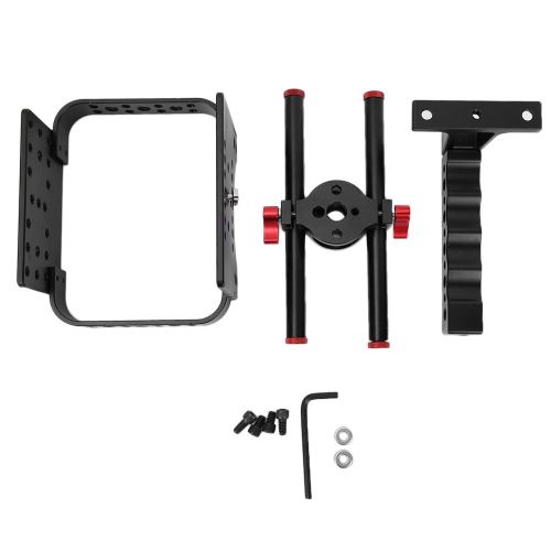 Kit de cage de camera en metal, poignee superieure, support stabilisateur pour camescope BMCC 2,5K BMPC 4K