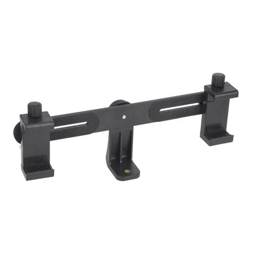 Support de telephone portable a double position pour diffusion en direct, support horizontal avec interface a vis 1/4 pouce