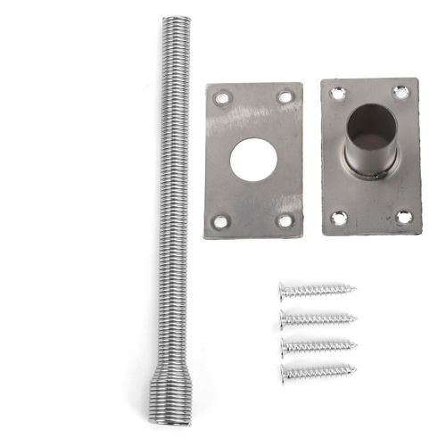 Cable de porte en acier inoxydable, longueur 131 mm, diametre interieur 7 mm, manchon de protection, boucle de porte, traitement de surface special, antirouille