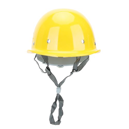Casque de protection industriel, casque de securite reglable, respirant, pour chantiers exterieurs, jaune