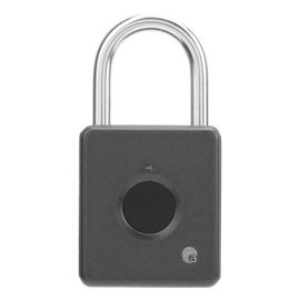 Cadenas a empreinte digitale antivol intelligent sans cle pour armoire, dortoir, entrepot (noir)