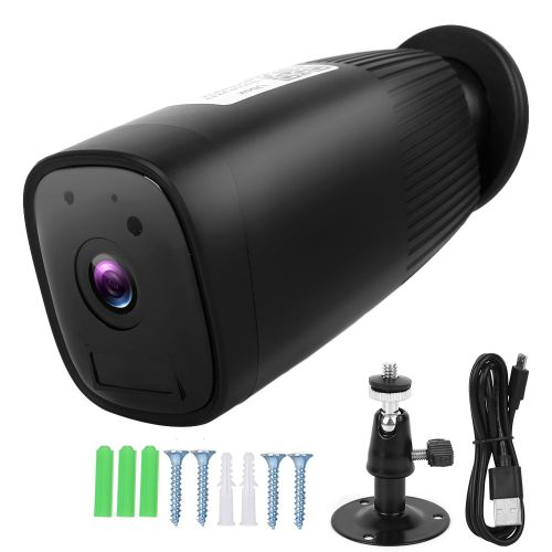 Camera Wi-Fi HD 1080p, radio bidirectionnelle, detection de mouvement, vision nocturne, moniteur de securite, batterie rechargeable