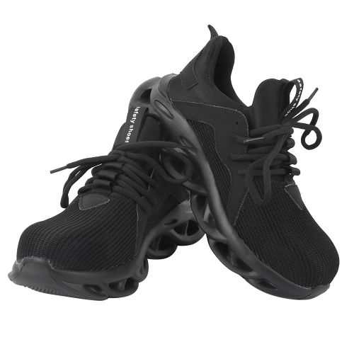 Chaussures De Securite Pour Hommes, Bout En Acier, Respirantes, Antichocs Et Antiperforations (46)