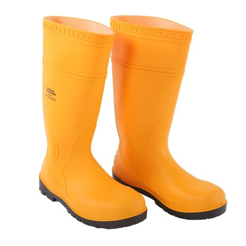 Paire De Bottes De Securite Legeres En Pvc, Anti-Perforation Et Anti-Ecrasement, Pour L'industrie Petroliere, La Chimie, L'alimentation Et Le Traitement Des Eaux Usees (43)