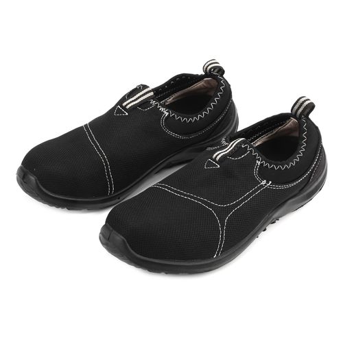 Paire De Chaussures De Securite Elastiques En Toile Pu, Acier, Anti-Ecrasement, Anti-Perforation, Antistatiques, Pour Atelier, Cuisine (40)