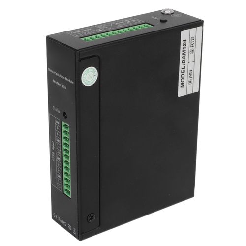 Module de collecte de donnees analogique 4 canaux RS485 PT100 pour Modbus RTU, 4 canaux, AC 100-240 V, prise UE