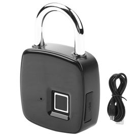 Cadenas intelligent a empreinte digitale, chargement USB, antivol sans cle, pour dortoirs, casiers, entrepots