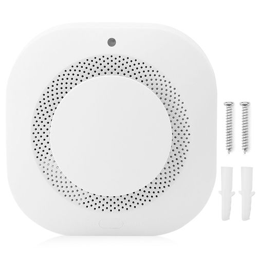 Detecteur de fumee 433 MHz, alarme incendie, capteur intelligent sans fil ABS, sirene sonore 85 dB