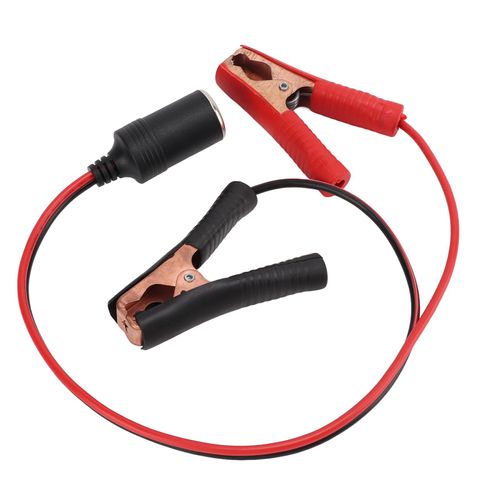 Adaptateur De Batterie Pour Allume-Cigare, Prise Femelle 12 Awg 3,3 Mm2 Vers Pince, Rallonge 30 A