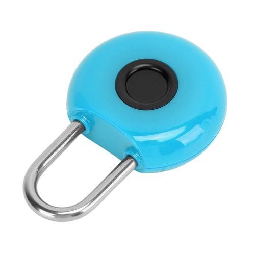 Cadenas a empreinte digitale, Intelligence artificielle, chargement USB flexible, serrure de valise pour armoire de salle de sport, bleu