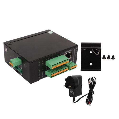Module d'E/S distant Ethernet M420T 16 voies DO vers pour module d'acquisition de donnees Modbus TCP AC100 a 240 V, prise britannique