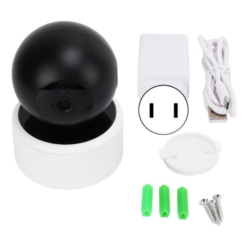 Camera de securite IP 3MP, vision nocturne, detection de mouvement, interphone bidirectionnel pour bebe, chien, chat, animal de compagnie, prise 100-240 V US