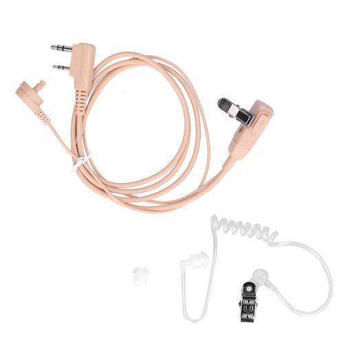 Oreillette KHead pour talkie-walkie, tube acoustique transparent, casque radio bidirectionnel pour Baofeng 888S