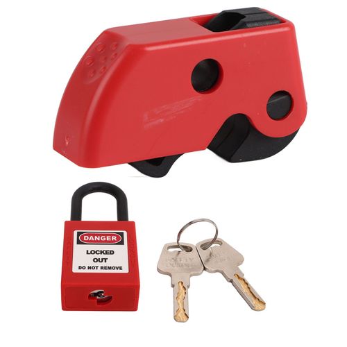 Kit de verrouillage de disjoncteur universel, dispositif de verrouillage de disjoncteur sur, compact et simple a installer