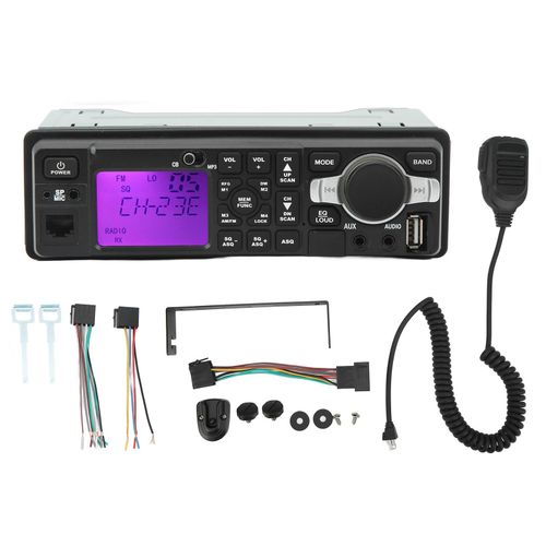 Emetteur-recepteur radio mobile pour voiture, talkie-walkie longue portee, modes AM/FM, multicanaux programmables pour vehicule