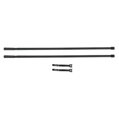 Lot de 2 antennes pour talkie-walkie 136 MHz?-?520 MHz SMA femelle double bande, antenne radio bidirectionnelle AT-72 79 cm