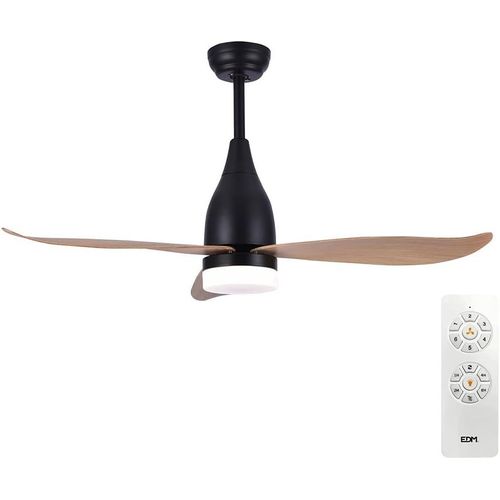 CHECARZHN--NO1-Ventilateur De Plafond Led 112 Cm Dc 15 W, Lumière 18 W 2190 Lm, 3000 K-4000 K-5000 K, Idéal Pour La Ventilation Et L' Dans Les Maisons.