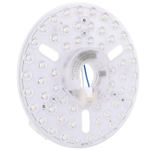 CHECARZHN--NO1-Kit De Lumière De Ventilateur De Plafond À Led Magnétique Dimmable 3Cct 3000K 4000K 6000K Panneau De Remplacement De Lumière De Ventilateur De Plafond Installation Facile Pour