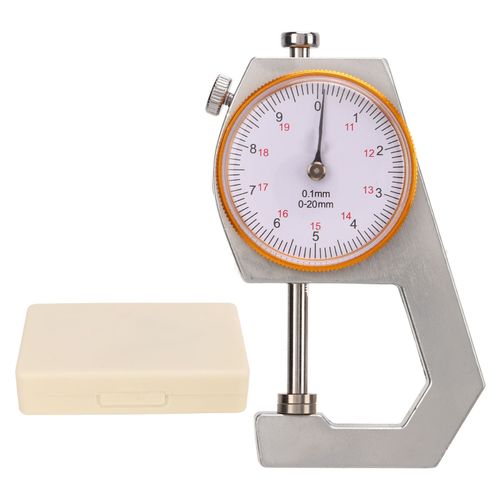 Micrometre d'epaisseur 0-20 mm, resolution 0,1 mm, outil de mesure pour film papier