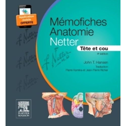 Mémofiches Anatomie Netter - Tête Et Cou