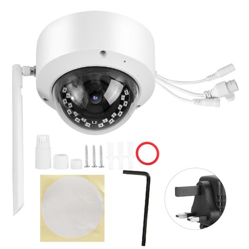 Camera dome de surveillance CCTV avec interphone Wifi haute definition 100-240 V 1080p et vision nocturne