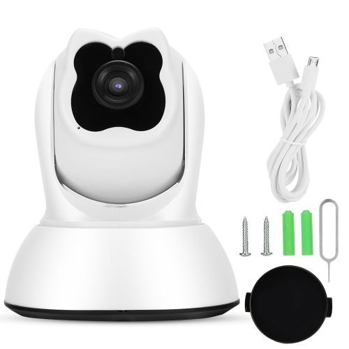 Camera de securite domestique P2P 1080P Wi-Fi avec detection de mouvement infrarouge panoramique/inclinaison