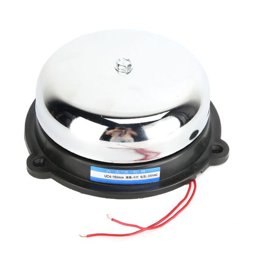 Cloche electrique de 6 pouces, gache interne, sans etincelle, alarme incendie d'usine scolaire 220 V