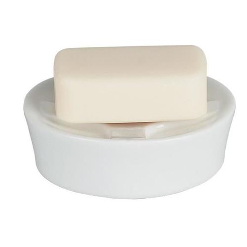 SPIRELLA Porte savon Max Light - 3,5x10,5x10,5cm - Blanc