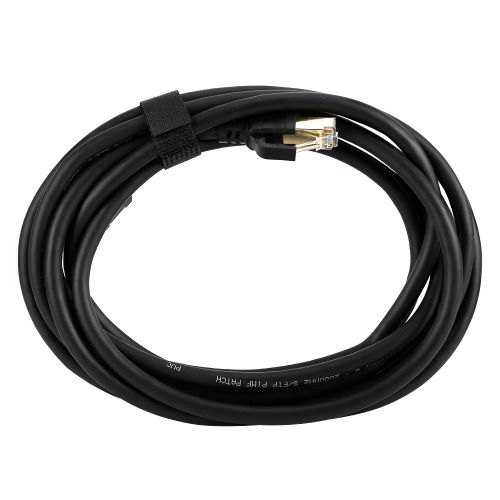 Cable Ethernet Cat8, cable reseau rond RJ45, cable LAN, cordon de raccordement de 98,4 pieds