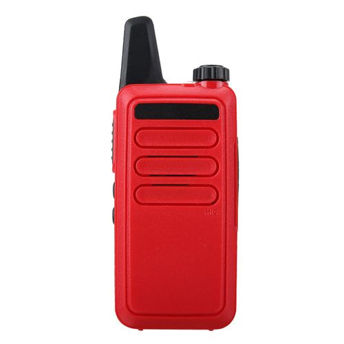 Mini talkie-walkie bidirectionnel ultra-fin anti-interferences HD compatible avec Baofeng (modele F)