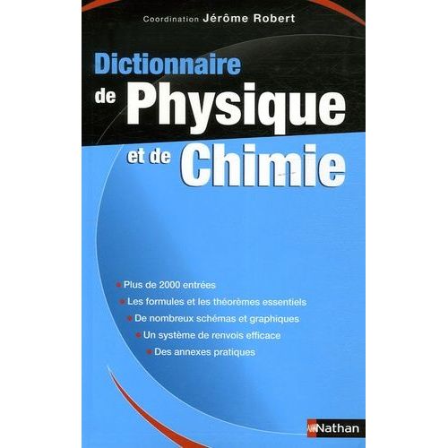 Dictionnaire De Physique Et De Chimie