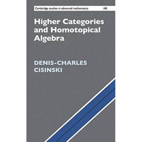 Higher Categories And Homotopical Algebra Denis-Charles Cisinski