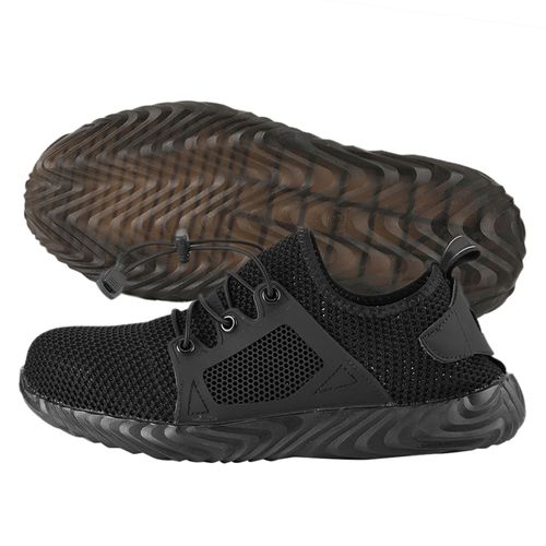 Chaussures De Securite Respirantes Et Protectrices, Noires, Anti-Ecrasement Et Anti-Perforation (40)