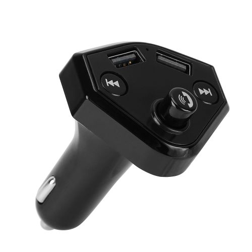 Transmetteur audio Bluetooth double USB pour voiture, adaptateur radio FM, lecteur MP3