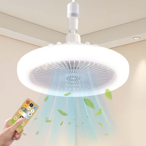 Ventilateur Plafond avec Lumiere,Ventilateur Silencieux Plafond（Éclairage télécommandé）,Ventilator+Lampe,Trois Couleurs Réglables,Pour Les Chambres à Coucher, Les Salons et Bien Plus Encore-Ouragan X