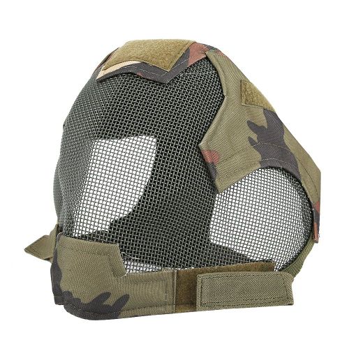 Masque De Protection Integral En Maille D'acier Pour La Chasse Et La Guerre (Jungle Wl)