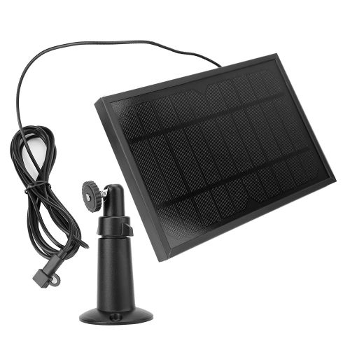 Chargeur de panneau solaire en silicium monocristallin 5 W 5 V/1 A pour camera de securite domestique