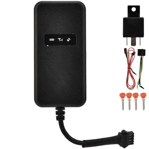 Localisateur GPS GSM GPRS pour voiture, systeme d'alarme antivol, noir