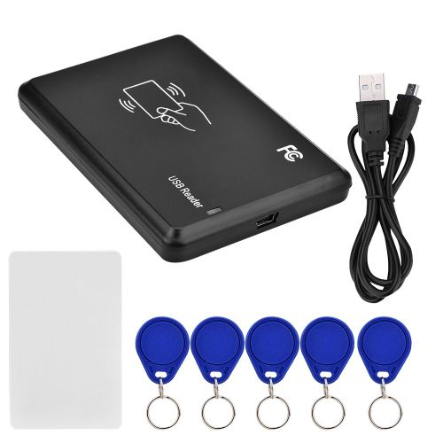 Compatible avec le lecteur de cartes a puce USB UHF 915 + 13,56 MHz avec 5 cartes IC et 1 carte 915