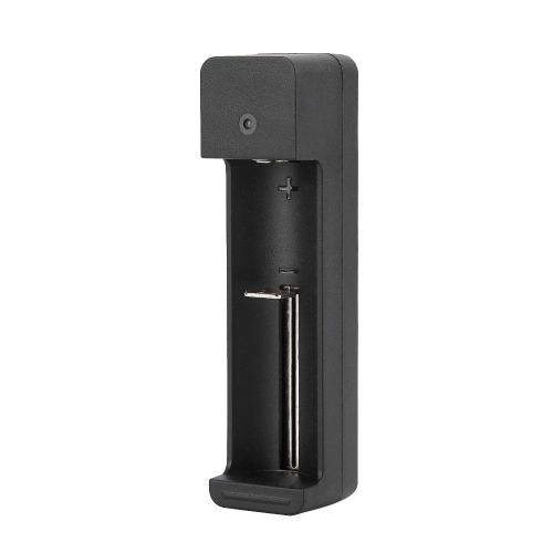 Chargeur de batterie multifonction micro USB a emplacement unique de qualite avec voyant LED noir