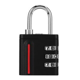 Cadenas TSA sans cle a combinaison de mot de passe a 3 chiffres pour bagages de voyage, valises, sacs, tiroirs