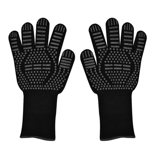 1 paire de gants de four a micro-ondes ignifuges et resistants aux hautes temperatures