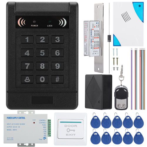 Systeme de controle d'acces de porte, deverrouillage par carte RFID et mot de passe, securite a domicile