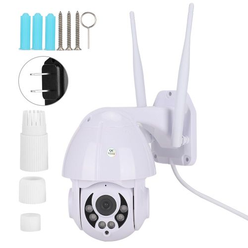Camera dome de securite exterieure avec interphone infrarouge IP 1080P, 110-240 V, zoom numerique x4