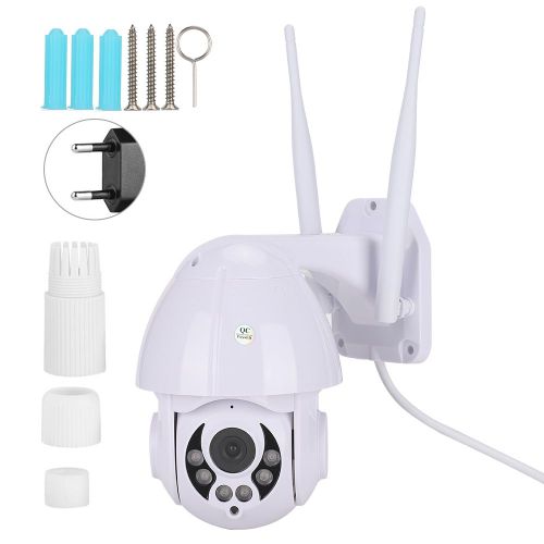 Camera dome de securite exterieure avec interphone infrarouge IP 1080P, 110-240 V, zoom numerique x4