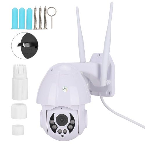 Camera dome de securite exterieure avec interphone infrarouge IP 1080P, 110-240 V, zoom numerique x4